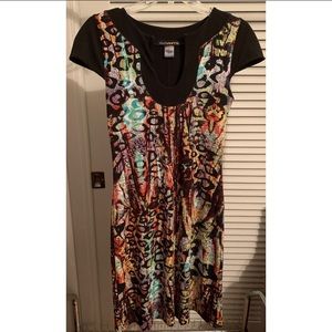 Eva Varro Multicolor Animal Print Dress